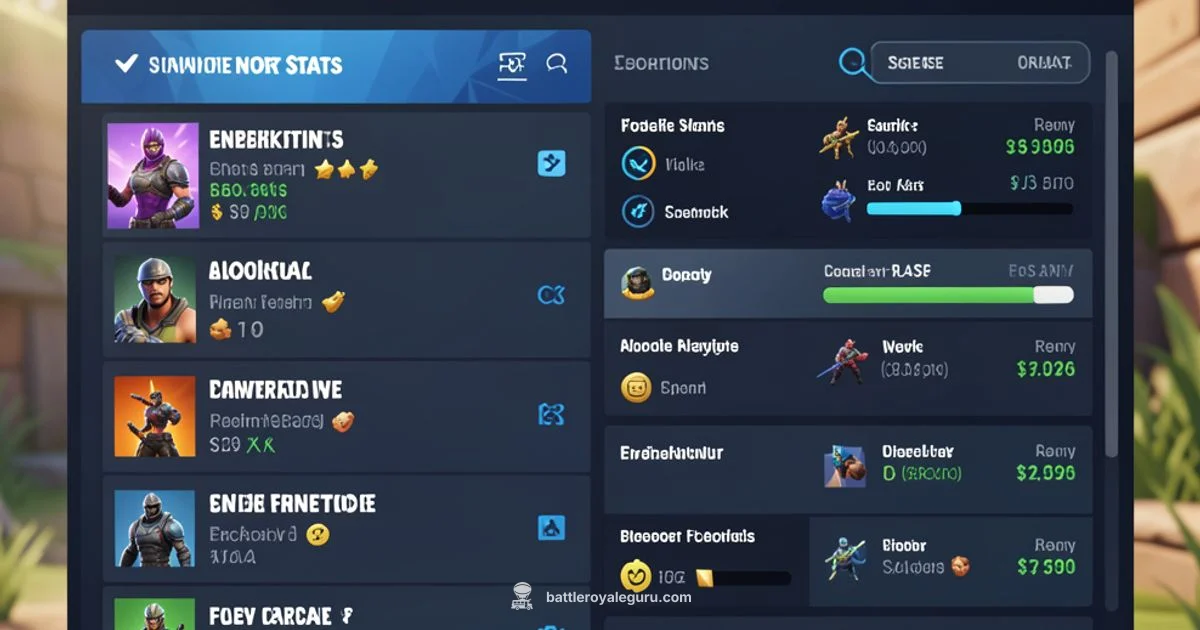 Fortnite Stats Overview - Battle Royale Guru