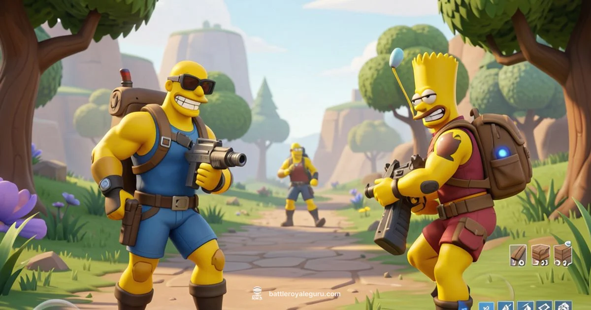 Simpsons in Fortnite - Battle Royale Guru