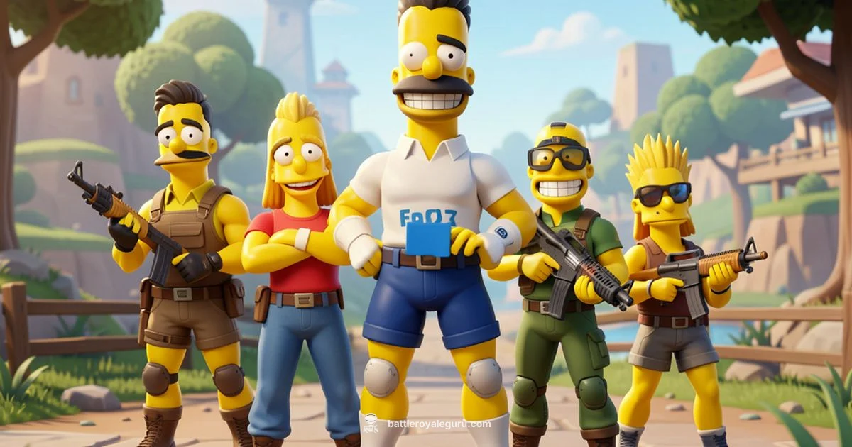 Simpsons in Fortnite - Battle Royale Guru
