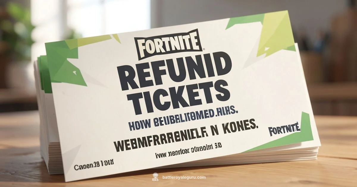 Refund Tickets Guide - Battle Royale Guru